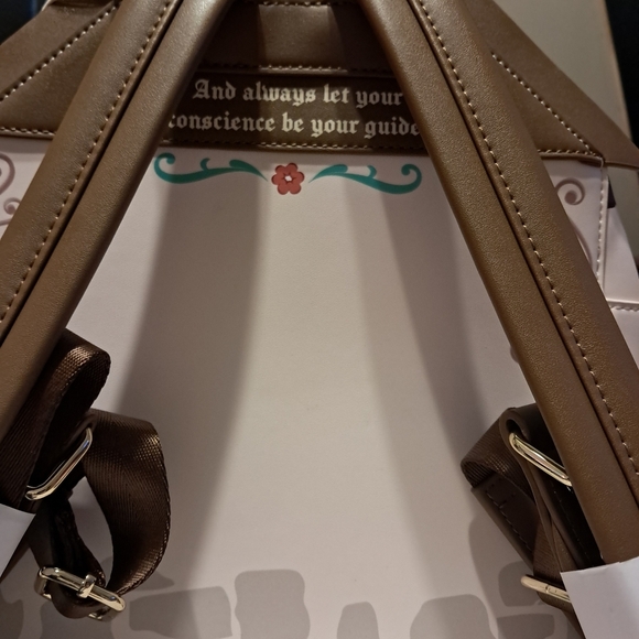 NWT Loungefly WonderCon 2023 Disney Pinocchio Cuckoo Clock Backpack And Wallet - Picture 7 of 10